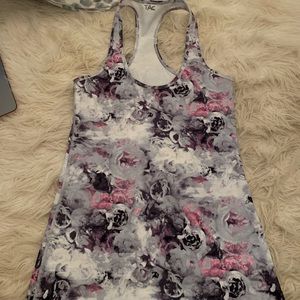 Floral Lululemon Tank Top Size 4